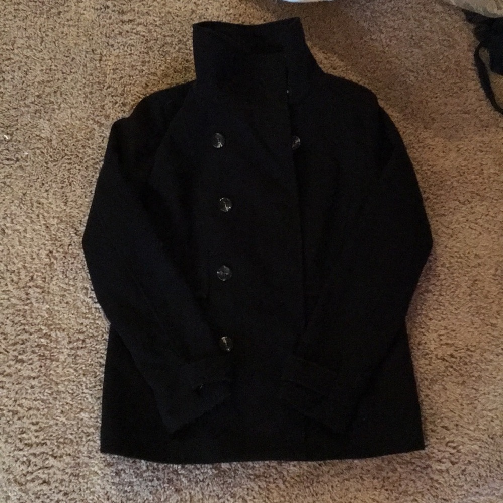 Double breasted pea coat